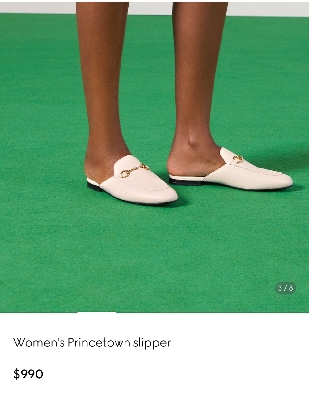 Gucci Women's Princetown Slipper - Cream